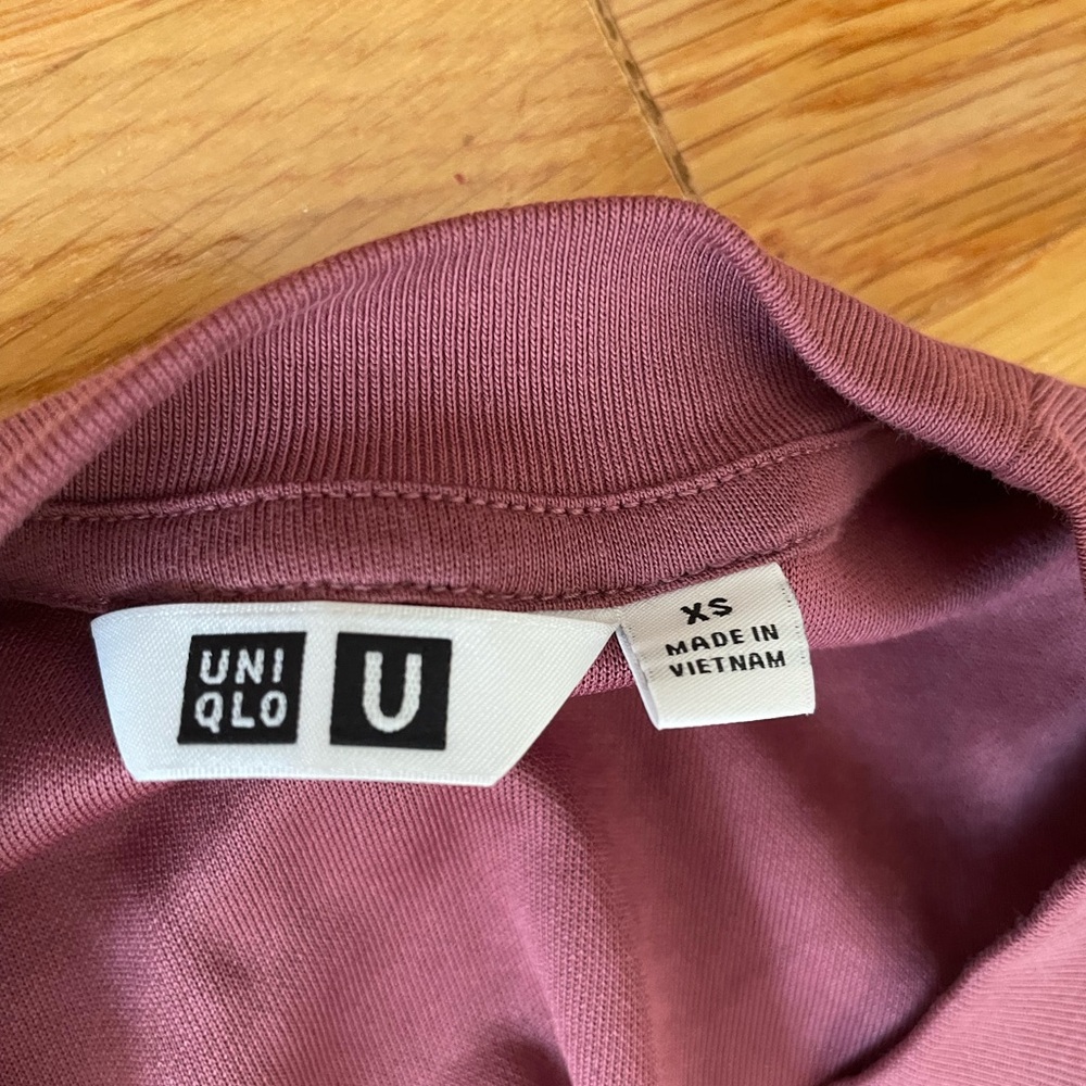 Uniqlo U Mauve Top XS